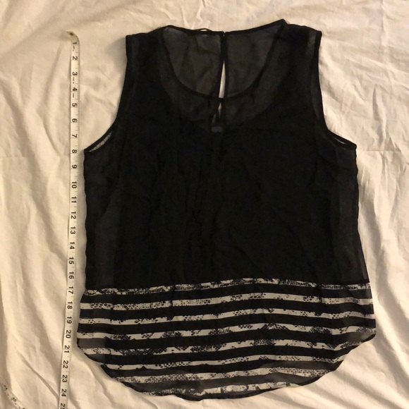 Kenneth Cole sleeveless top in black, s/p - Picture 5 of 6